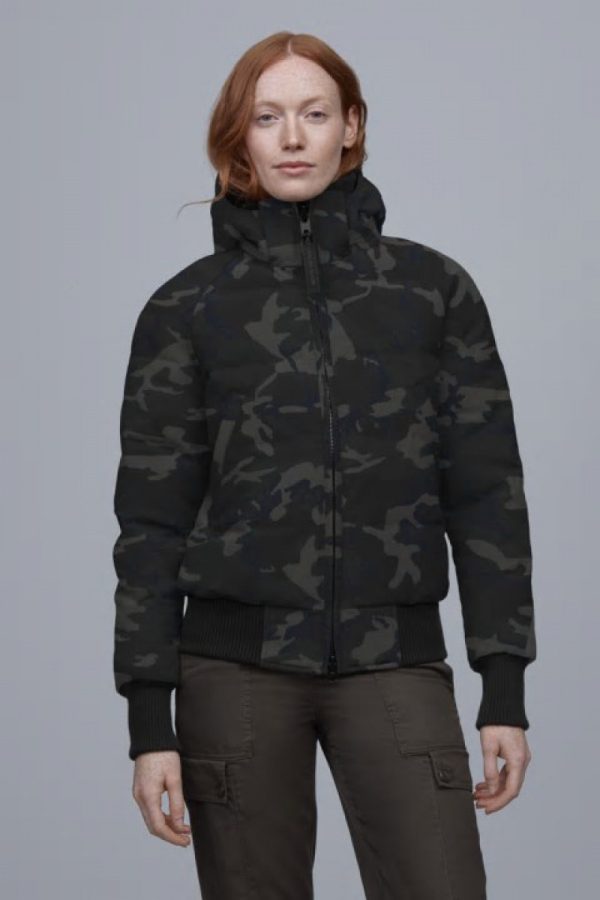 Veste Bombers Canada Goose Savona Femme Noir