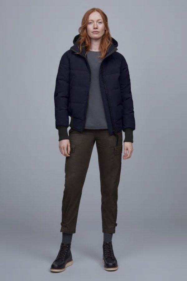 Veste Bombers Canada Goose Savona Femme Bleu