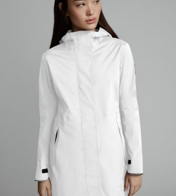 Vestes De Pluie Canada Goose Black Label Femme Blanche