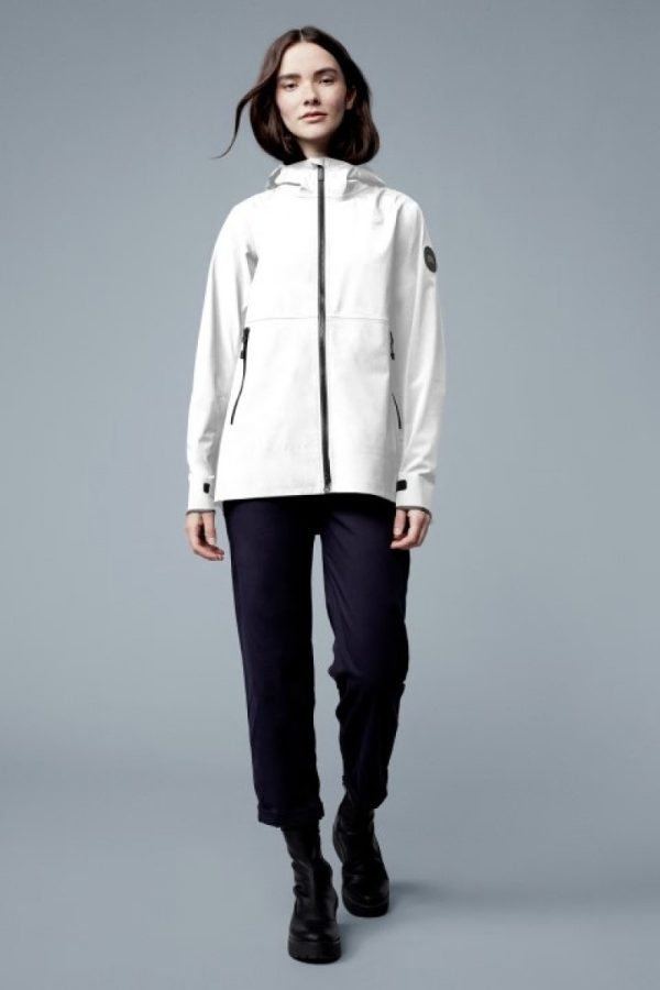 Vestes De Pluie Canada Goose Black Label Femme Blanche