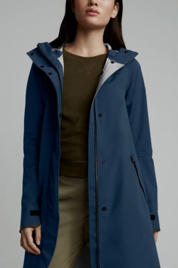 Vestes De Pluie Canada Goose Black Label Femme Vert Foncé