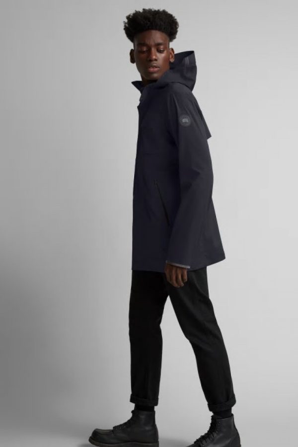 Vestes De Pluie Canada Goose Black Label Homme Bleu Marine