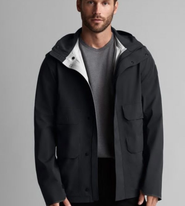 Vestes De Pluie Canada Goose Black Label Homme Noir