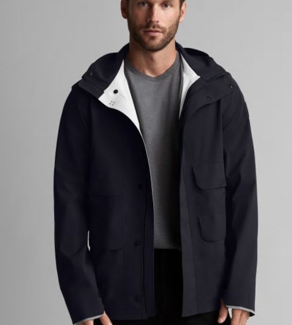 Vestes De Pluie Canada Goose Black Label Homme Bleu Marine