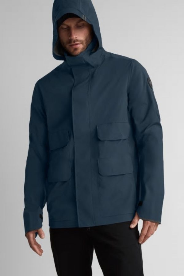 Vestes De Pluie Canada Goose Black Label Homme Bleu Foncé