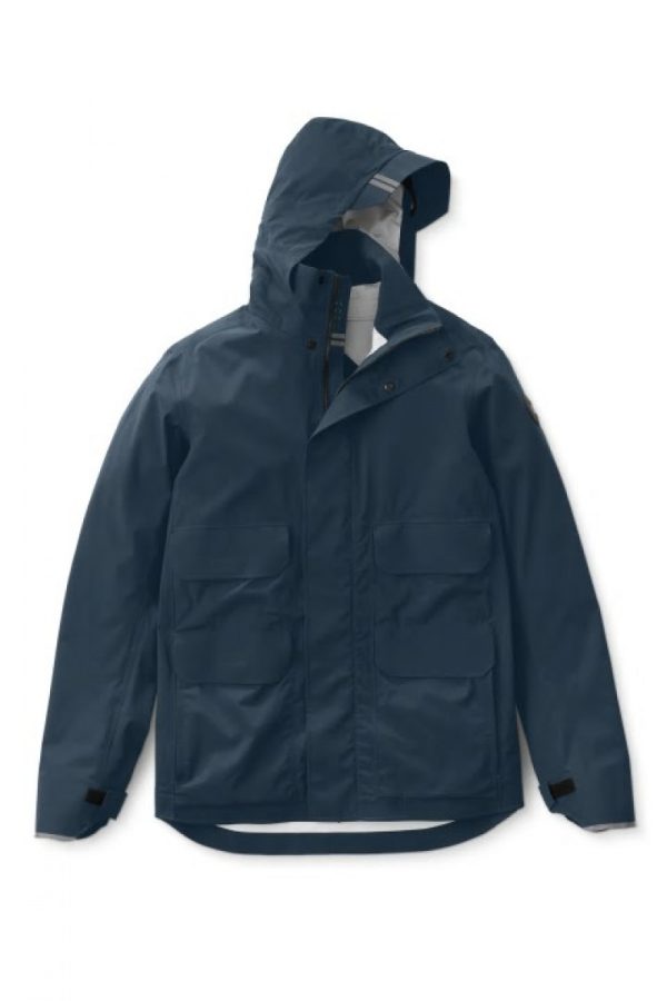 Vestes De Pluie Canada Goose Black Label Homme Bleu Foncé