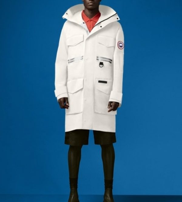 Vestes De Pluie Canada Goose Mogan Homme Blanche