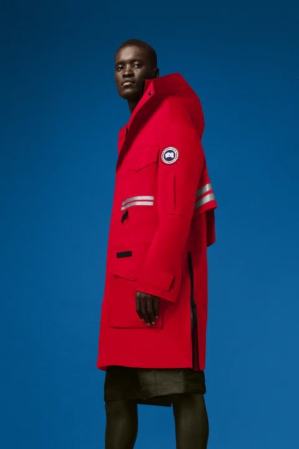 Vestes De Pluie Canada Goose Mogan Homme Rouge