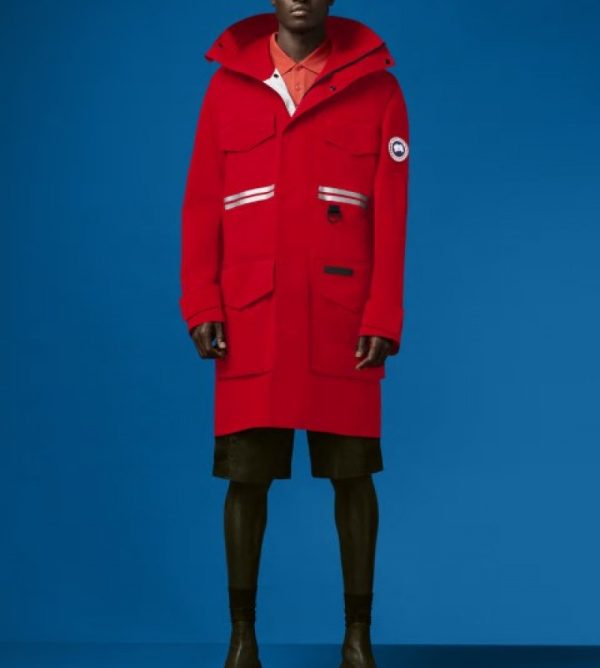 Vestes De Pluie Canada Goose Mogan Homme Rouge