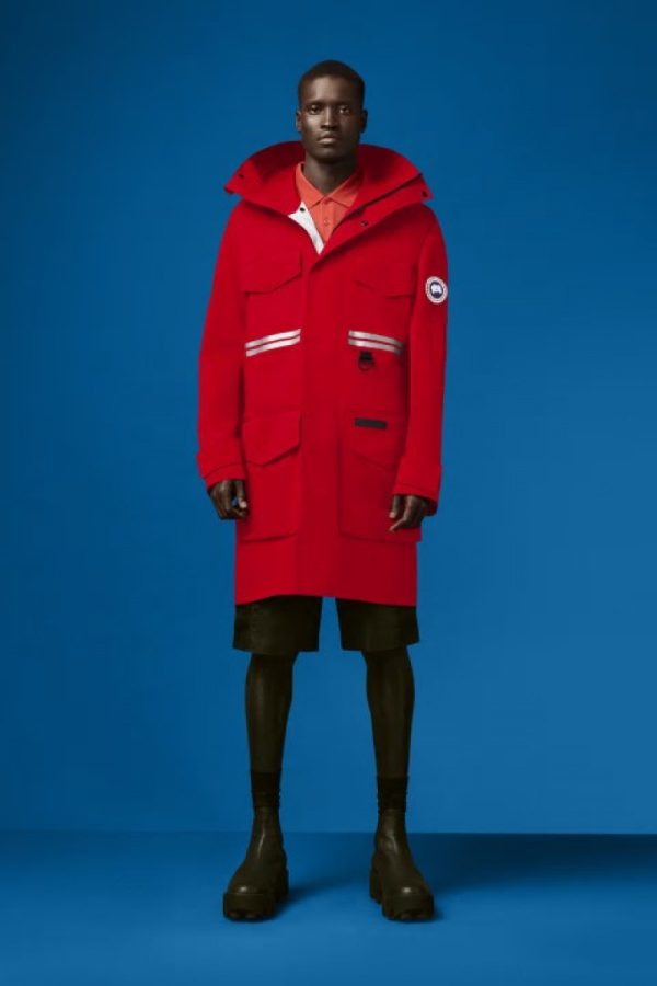 Vestes De Pluie Canada Goose Mogan Homme Rouge