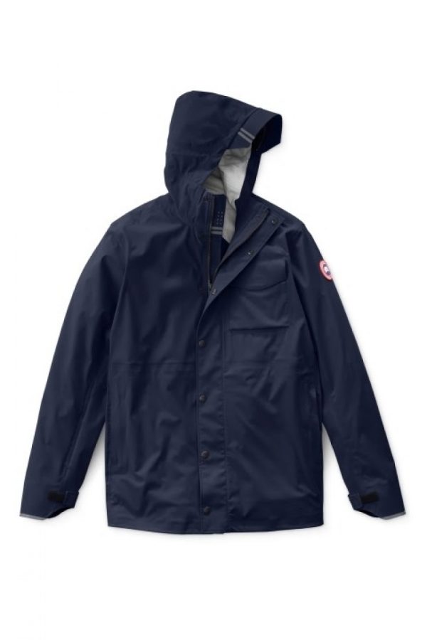 Vestes De Pluie Canada Goose Nanaimo Homme Bleu Marine Foncé