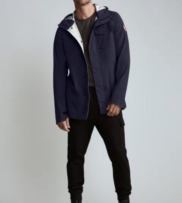 Vestes De Pluie Canada Goose Nanaimo Homme Bleu Marine