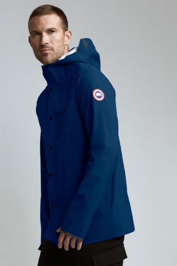 Vestes De Pluie Canada Goose Nanaimo Homme Bleu Foncé