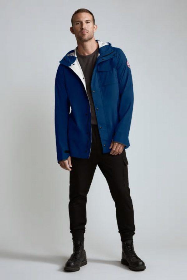 Vestes De Pluie Canada Goose Nanaimo Homme Bleu Foncé