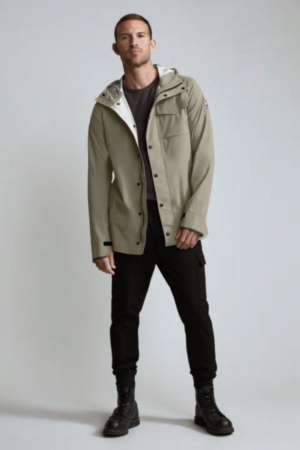 Vestes De Pluie Canada Goose Nanaimo Homme Bleu