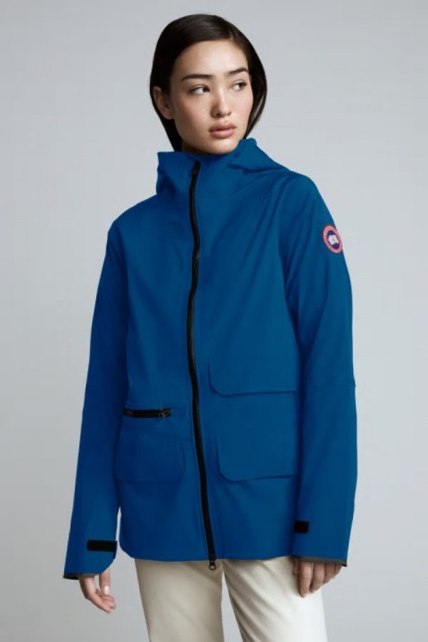 Vestes De Pluie Canada Goose Pacifica Femme Bleu Foncé