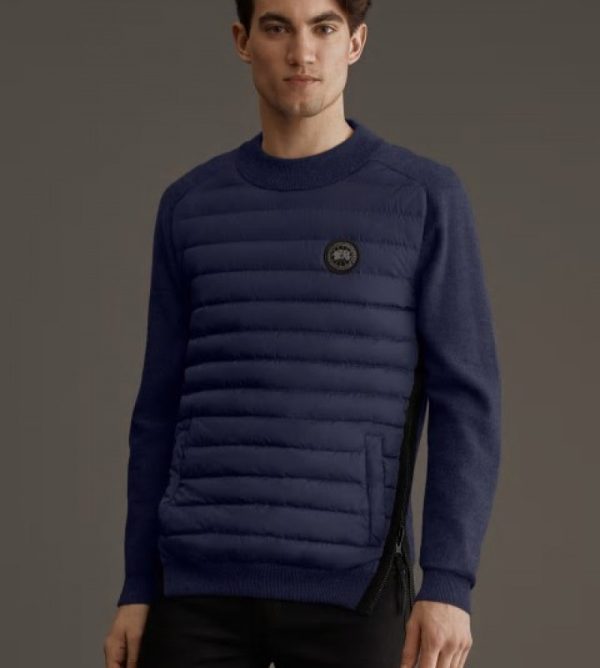 Vestes D’hiver Canada Goose Black Label Homme Bleu Marine