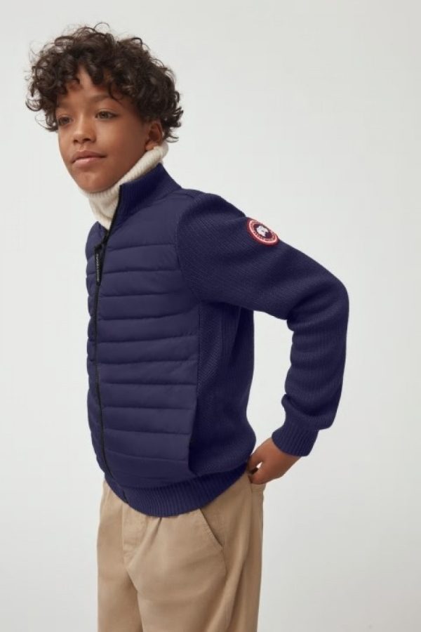 Vestes D’hiver Canada Goose HyBridge Enfant Bleu Marine