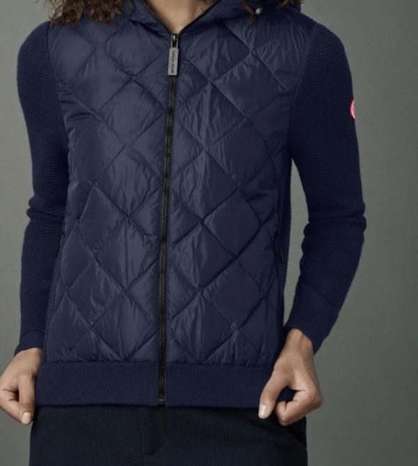 Vestes D’hiver Canada Goose HyBridge Femme Bleu Marine