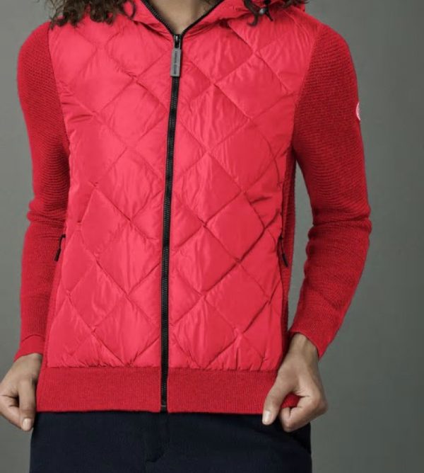 Vestes D’hiver Canada Goose HyBridge Femme Rouge