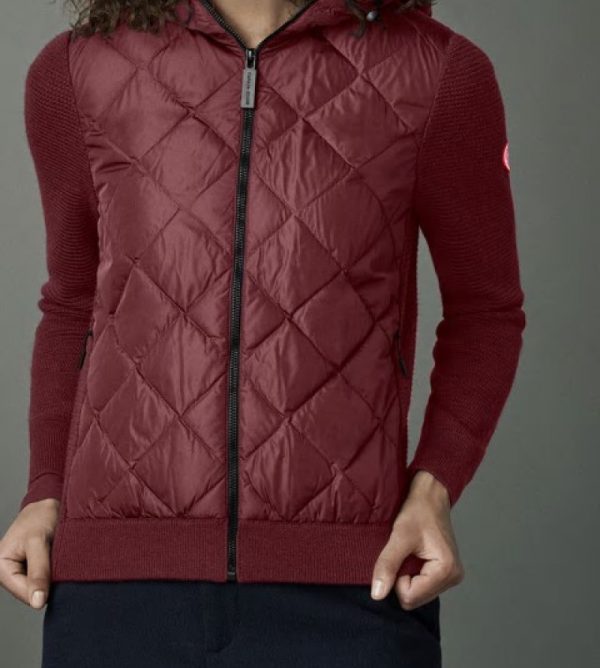 Vestes D’hiver Canada Goose HyBridge Femme Rouge Foncé