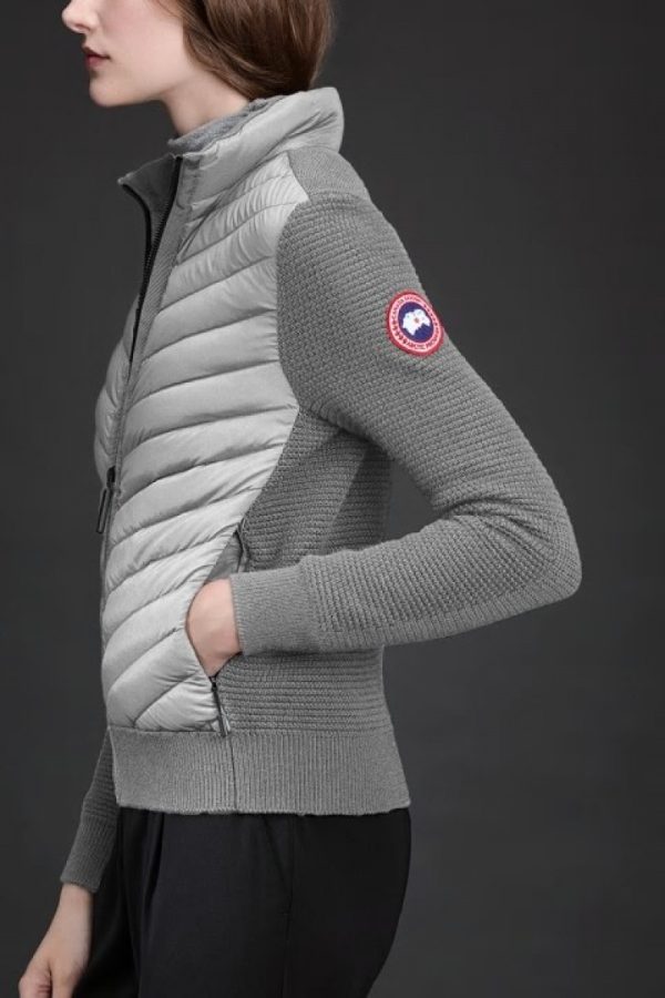 Vestes D’hiver Canada Goose HyBridge Femme Argent