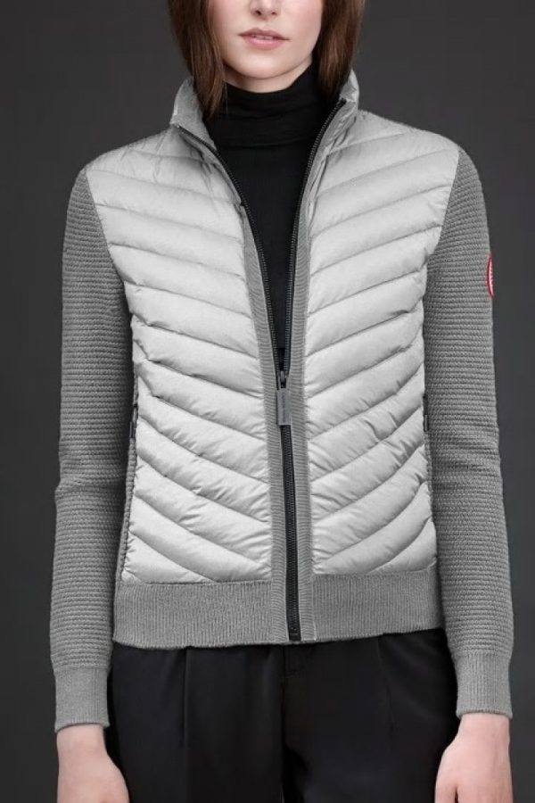 Vestes D’hiver Canada Goose HyBridge Femme Argent