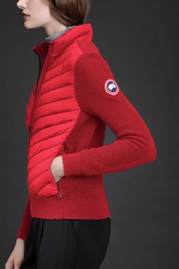 Vestes D’hiver Canada Goose HyBridge Femme Rouge