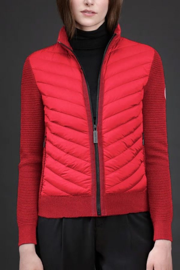 Vestes D’hiver Canada Goose HyBridge Femme Rouge