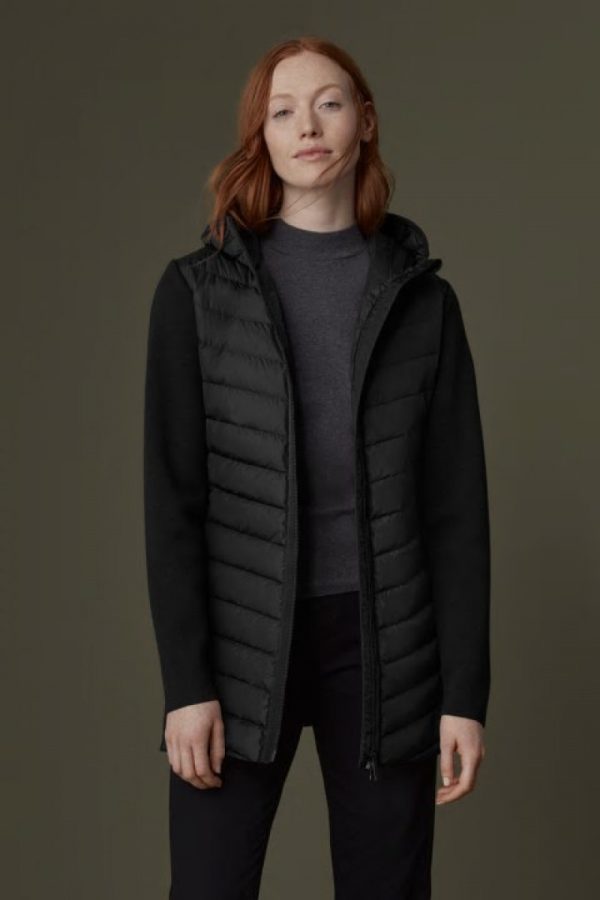 Vestes D’hiver Canada Goose HyBridge Femme Noir