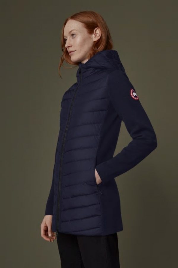 Vestes D’hiver Canada Goose HyBridge Femme Bleu Marine