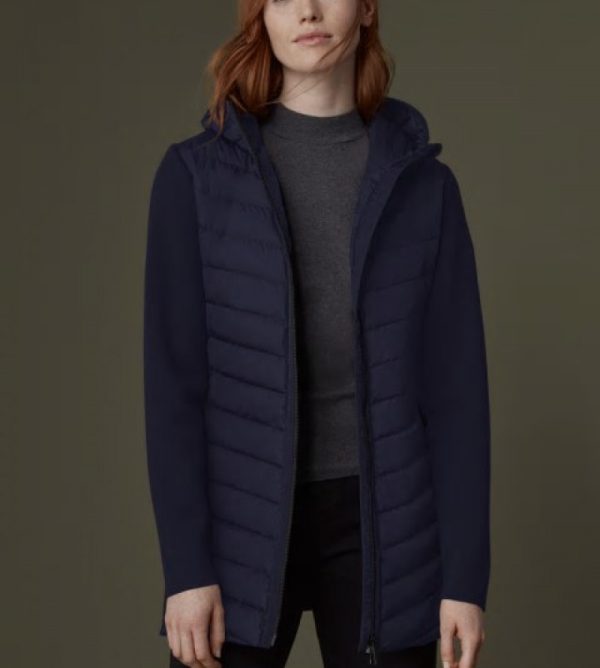 Vestes D’hiver Canada Goose HyBridge Femme Bleu Marine