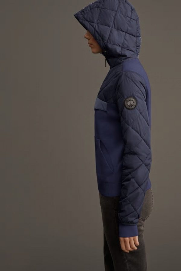 Vestes D’hiver Canada Goose HyBridge Femme Bleu Marine