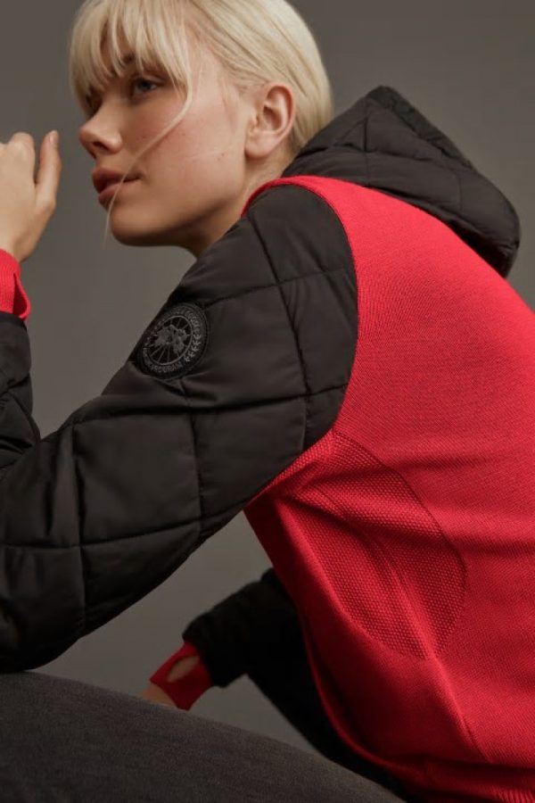 Vestes D’hiver Canada Goose HyBridge Femme Rouge