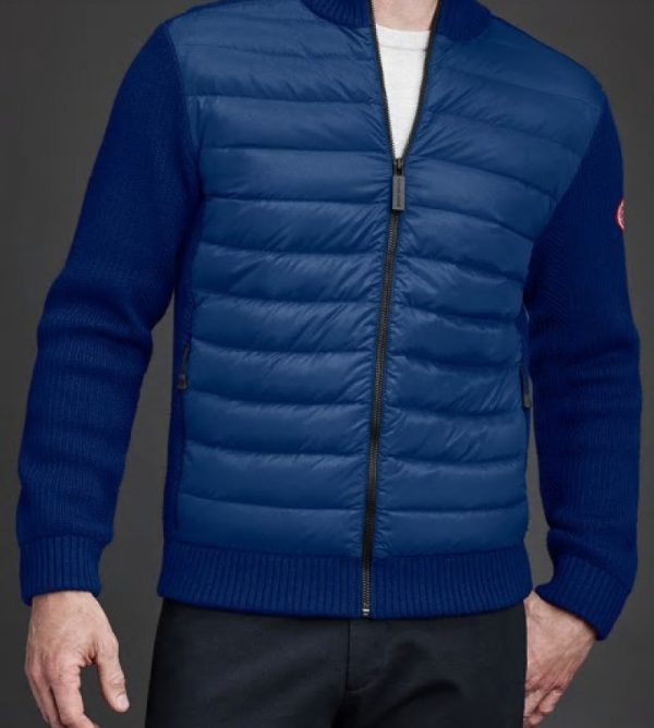 Vestes D’hiver Canada Goose HyBridge Homme Bleu Foncé