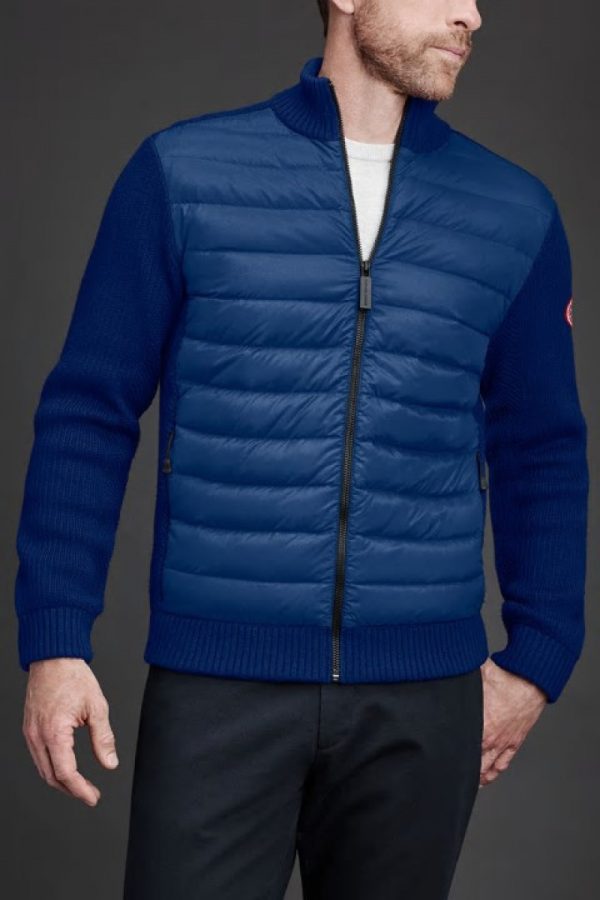 Vestes D’hiver Canada Goose HyBridge Homme Bleu Foncé