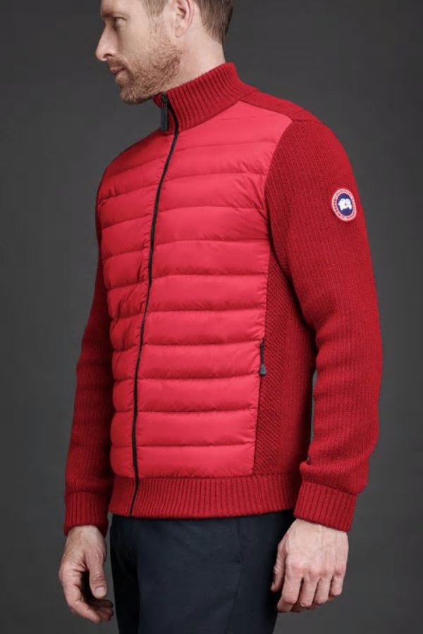 Vestes D’hiver Canada Goose HyBridge Homme Rouge