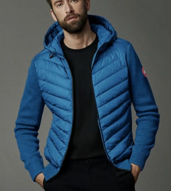 Vestes D’hiver Canada Goose HyBridge Homme Bleu