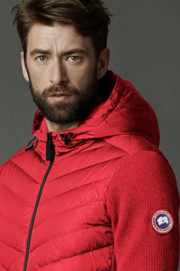 Vestes D’hiver Canada Goose HyBridge Homme Rouge