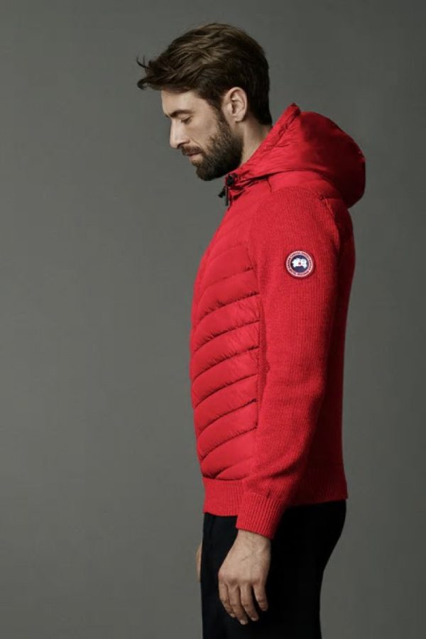 Vestes D’hiver Canada Goose HyBridge Homme Rouge