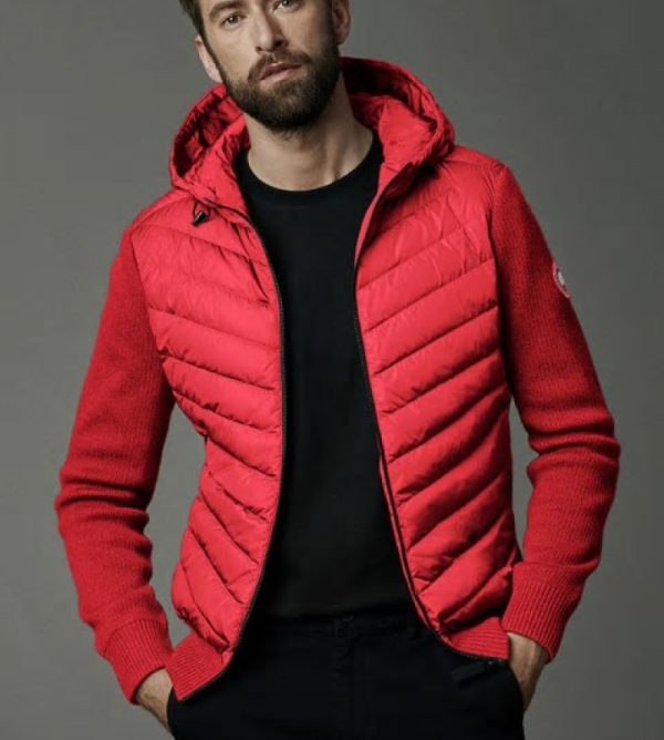 Vestes D’hiver Canada Goose HyBridge Homme Rouge