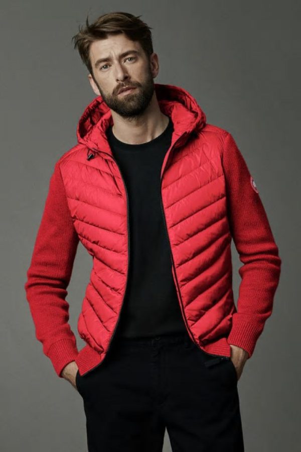 Vestes D’hiver Canada Goose HyBridge Homme Rouge