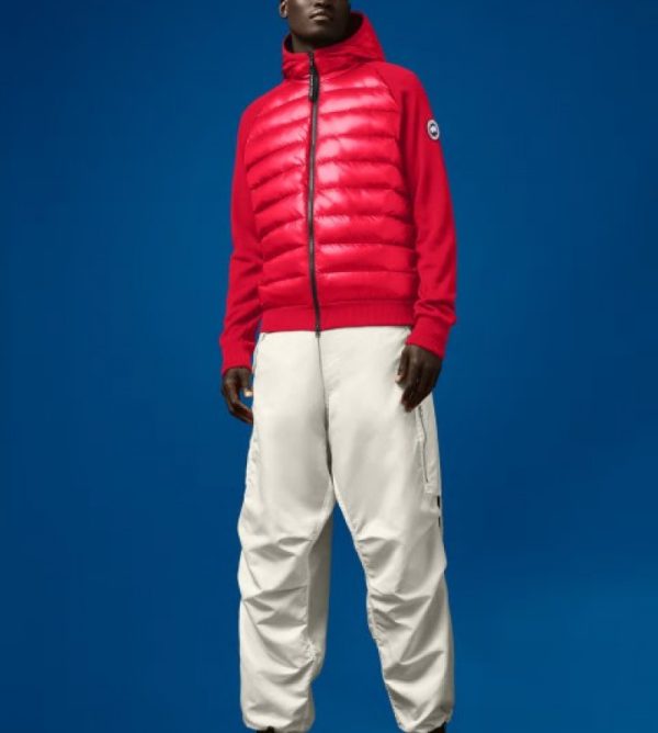 Vestes D’hiver Canada Goose HyBridge Homme Rouge