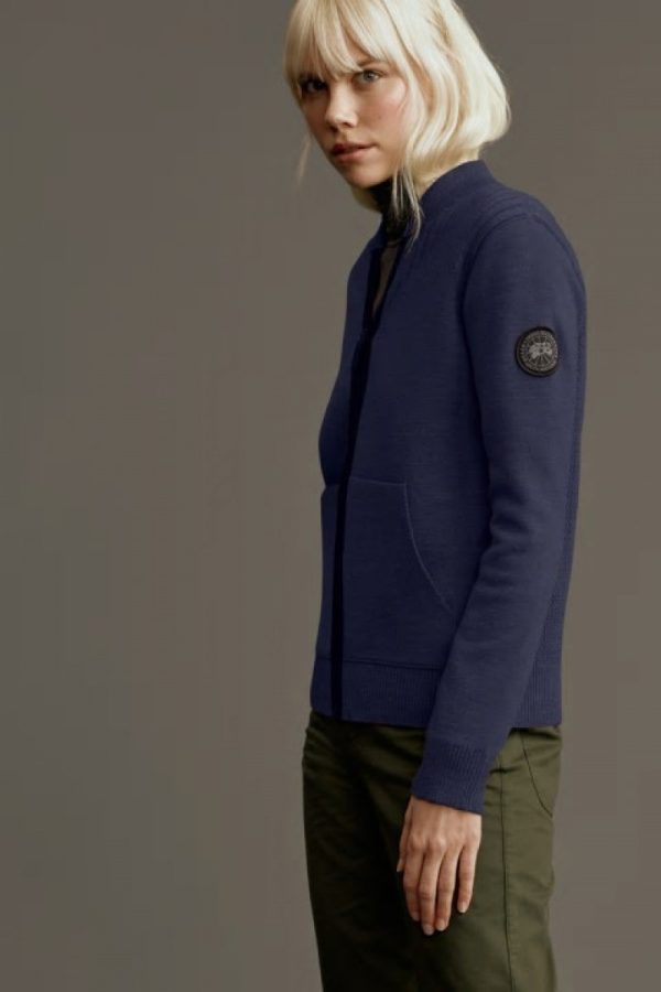 Vestes D’hiver Canada Goose Lennox Femme Bleu Marine