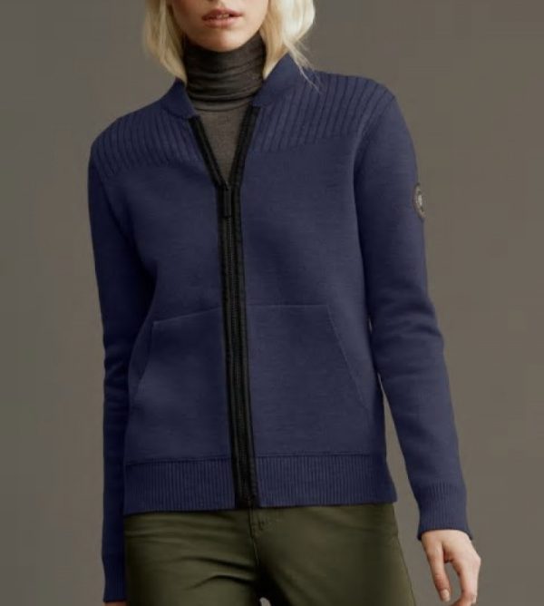 Vestes D’hiver Canada Goose Lennox Femme Bleu Marine